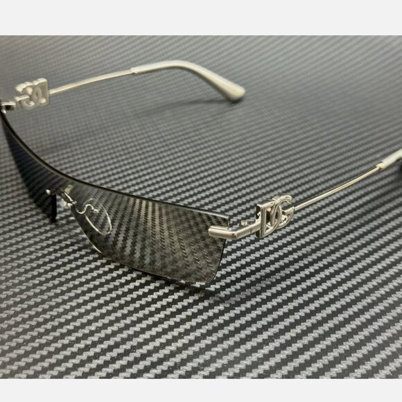 DOLCE & GABBANA Silver Mirror Women's Sunglasses - Picture 1 of 5